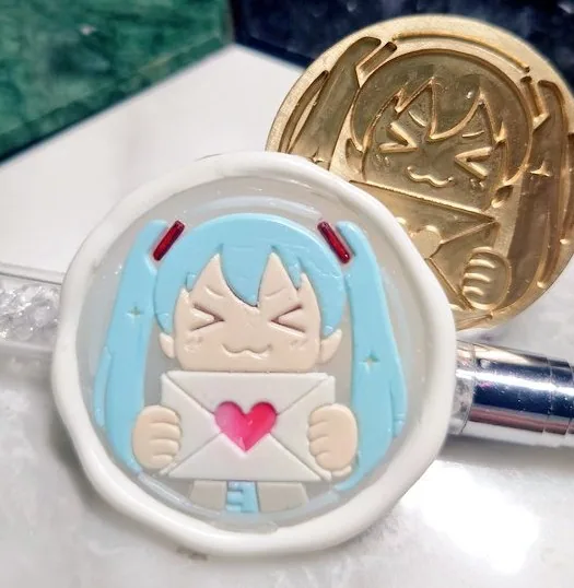 かわいくて　ラブレターをかかえた　しーりんぐスタンプ の写真 1